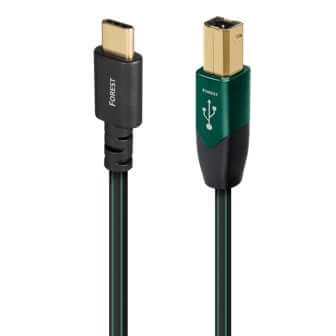  สายUSB C To B AUDIOQUEST : USB-FOREST (C TO B) (USB 2.0) (0.75M)_2